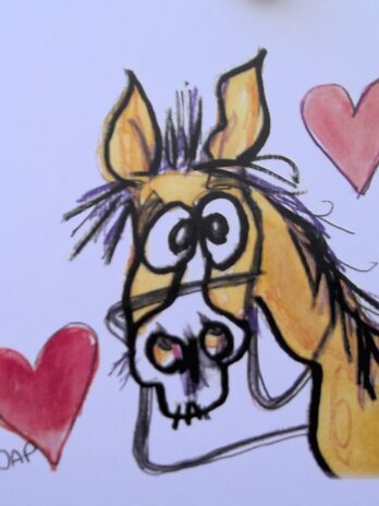 Horse Card for Valentine’s Day