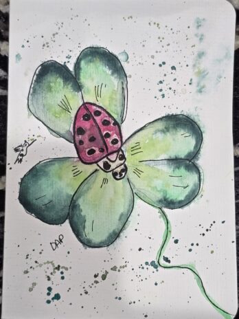 Lucky Ladybug Clover