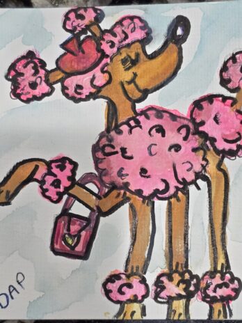 Pretty Pink Poodle