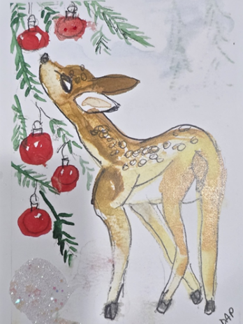 Winter Deer